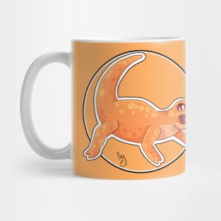 Orange Crocodile Mug